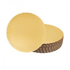 NPLUX 10 Inch Gold Cake Boards Gold Round Cake Cardboard Rounds, 30 Pack