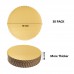 NPLUX 10 Inch Gold Cake Boards Gold Round Cake Cardboard Rounds, 30 Pack